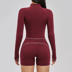 Women's Activewear Wholesale Custom Fitness Apparel Manufacturer Women's Zip Up Athletic Jacket