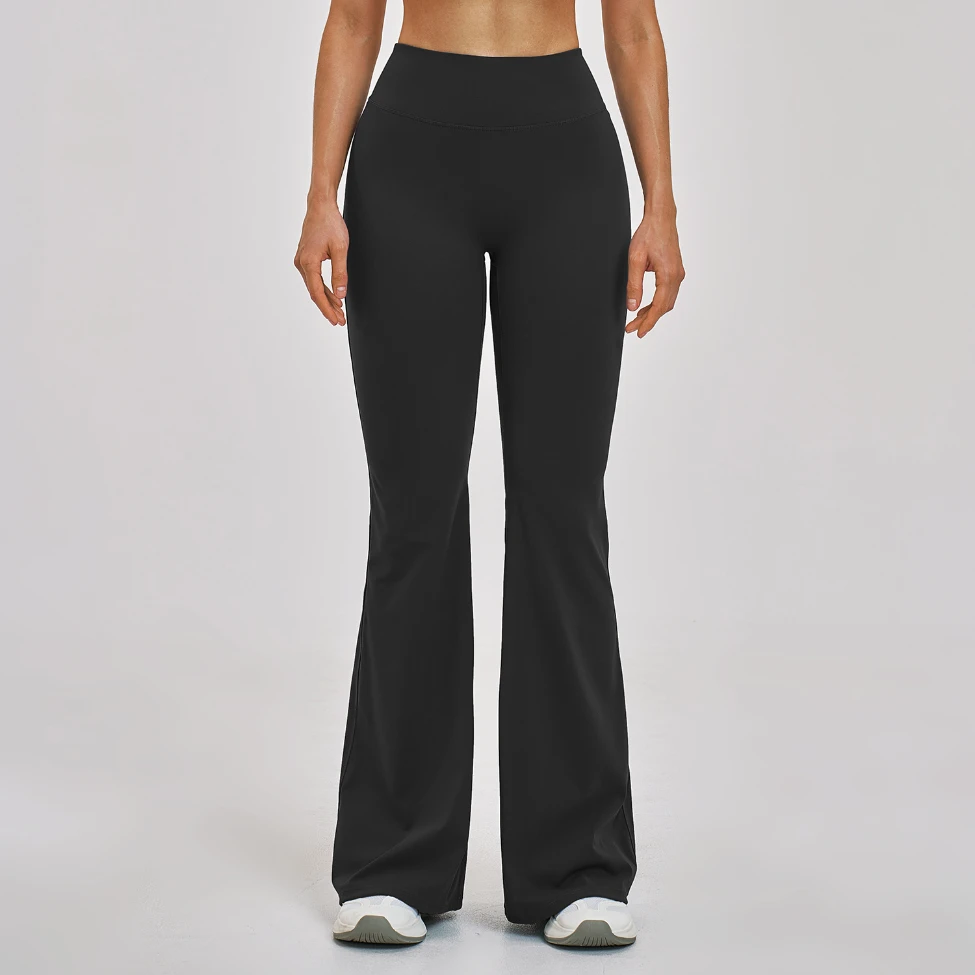 China Sportswear Yoga Pants VS Flared Leggings Custom Gym Clothing Activewear Apparel Manufacturers