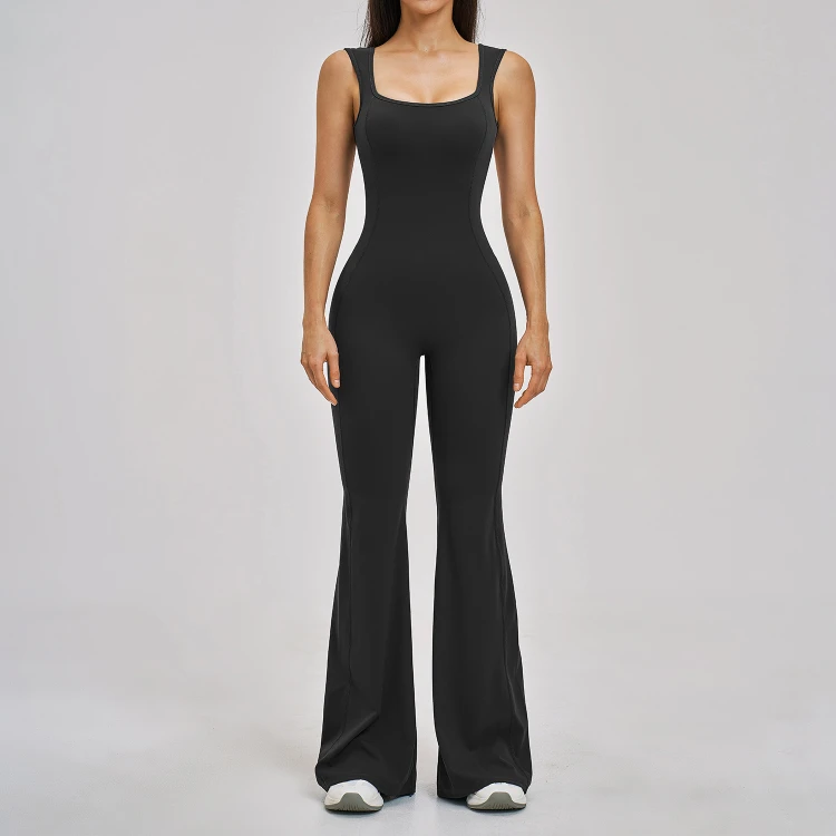 Custom Jumpsuits Gym Jumpsuit Long Workout Jumpsuit Manufacturer Sport One Piece Jumpsuit