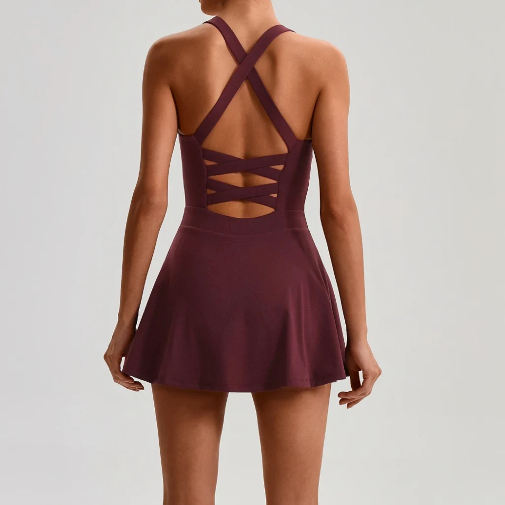 Spark Clothing Yoga Fitness Wear Manufacturer Skirted Shorts Gym Sexy Tennis Skirts