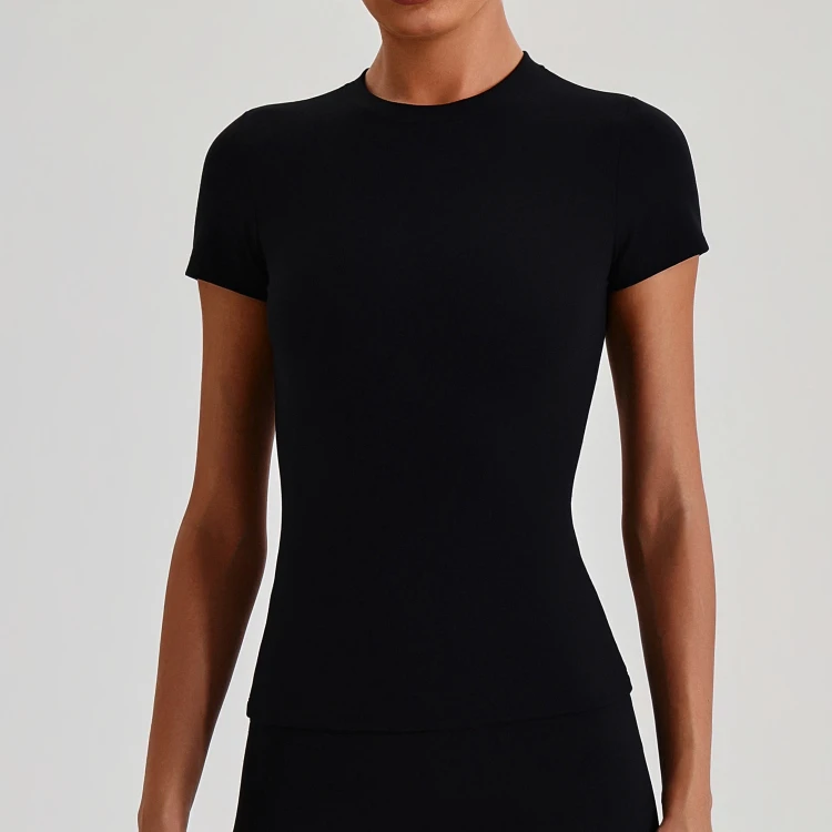 Sportswear Articles Short Sleeve Yoga Top Women's Activewear Wholesale Unique Sportswear Activewear Manufacturer