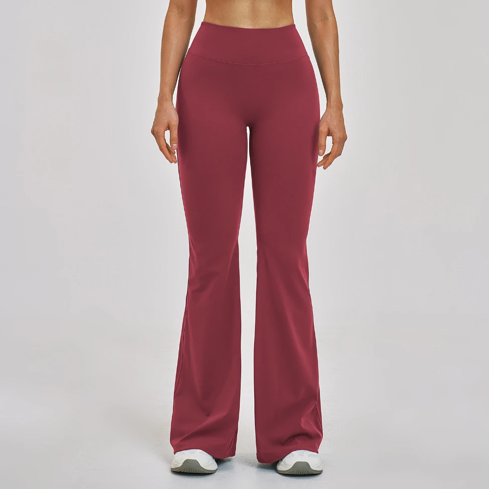 China Sportswear Yoga Pants VS Flared Leggings Custom Gym Clothing Activewear Apparel Manufacturers