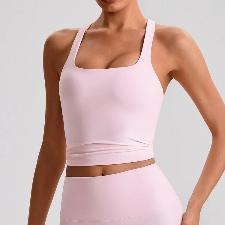 Wholesale Workout Gear Sportswear Tank Top Custom Fitness Apparel Manufacturer White Tank Top Activewear