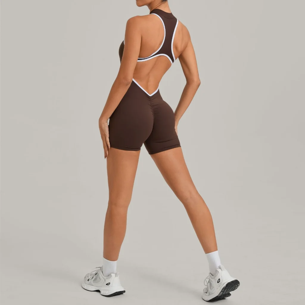 Yoga Jumpsuit Short One Piece Yoga Jumpsuit Wholesale Activewear Suppliers Jumpsuit Sportswear Fitness