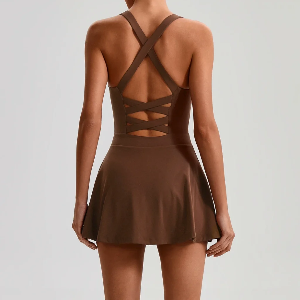 Spark Clothing Yoga Fitness Wear Manufacturer Skirted Shorts Gym Sexy Tennis Skirts