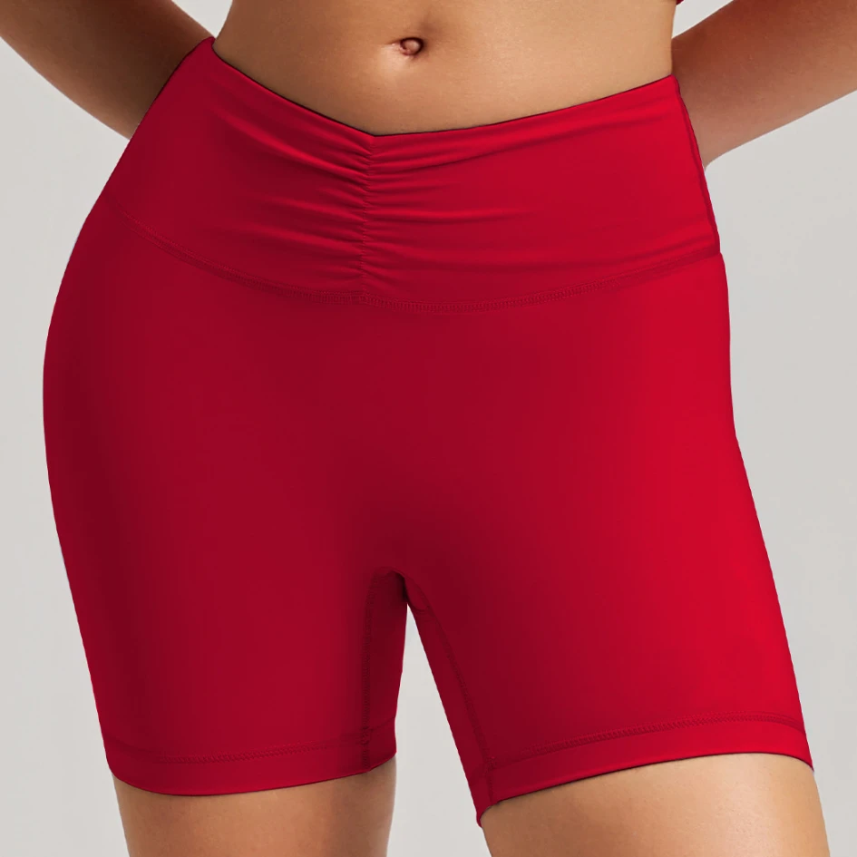 Ruched Shorts Sport Custom Workout Shorts Athletic Shorts in Bulk Athletic Wear Manufacturers