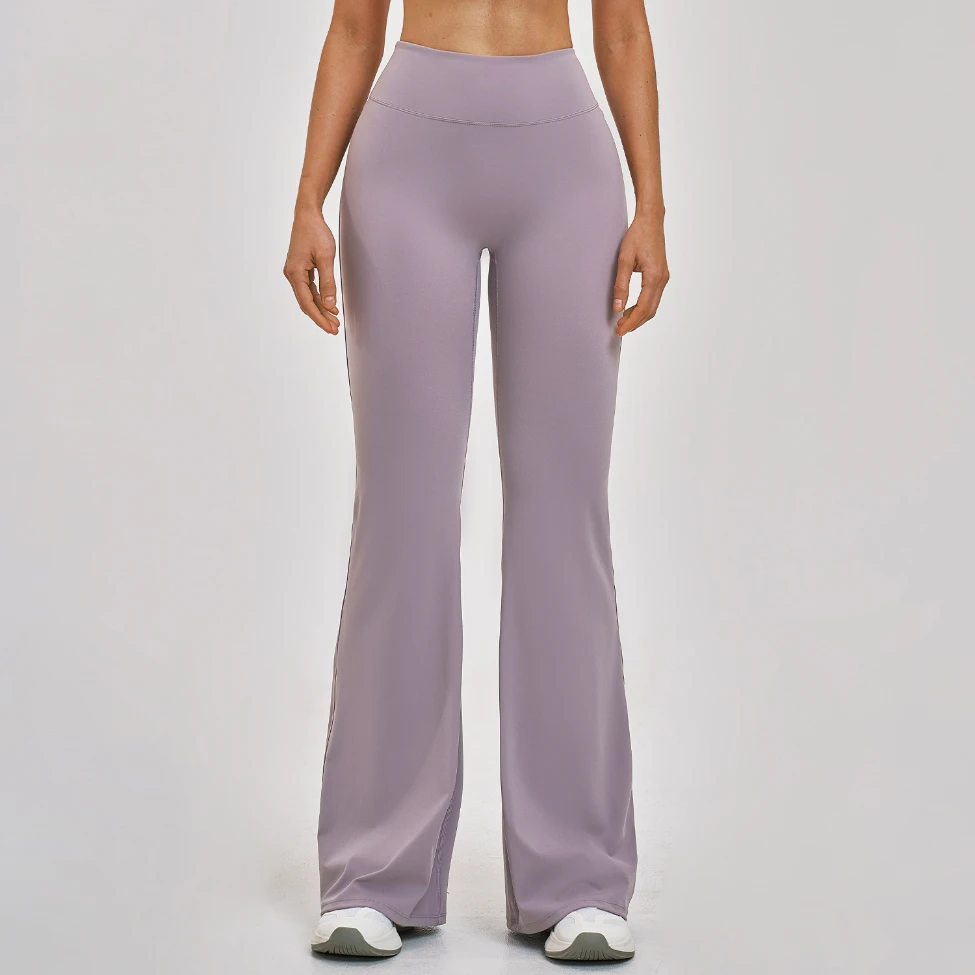 China Sportswear Yoga Pants VS Flared Leggings Custom Gym Clothing Activewear Apparel Manufacturers