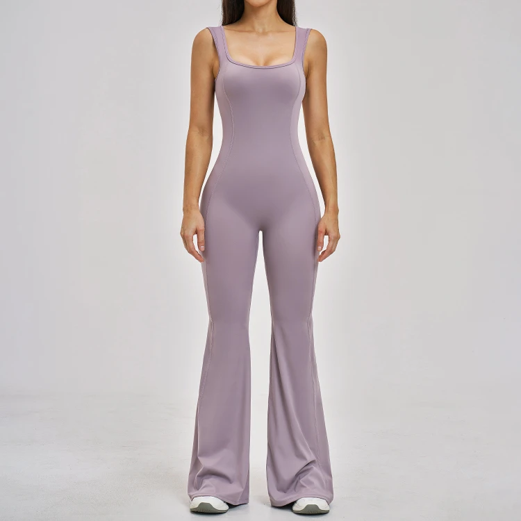 Custom Jumpsuits Gym Jumpsuit Long Workout Jumpsuit Manufacturer Sport One Piece Jumpsuit