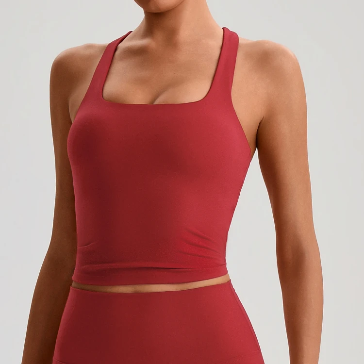 Wholesale Workout Gear Sportswear Tank Top Custom Fitness Apparel Manufacturer White Tank Top Activewear