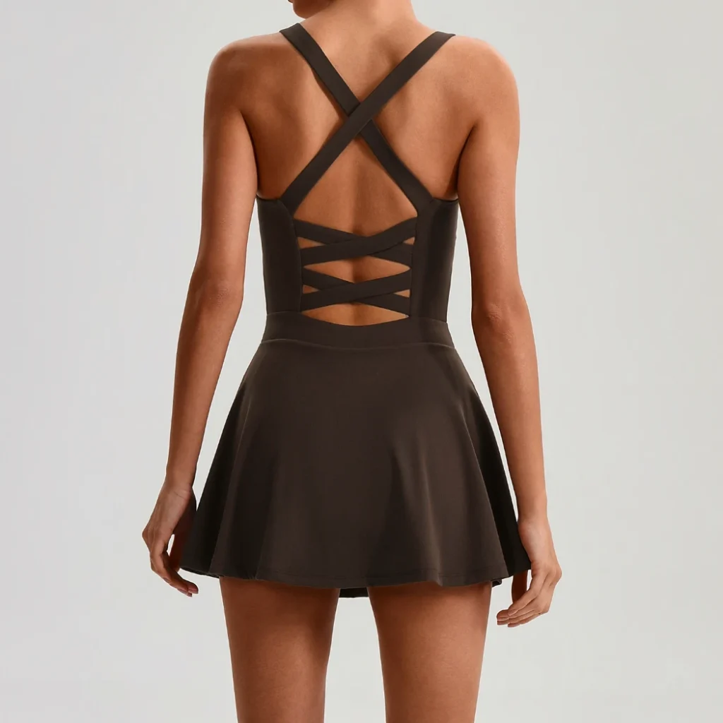 Spark Clothing Yoga Fitness Wear Manufacturer Skirted Shorts Gym Sexy Tennis Skirts