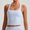 Wholesale Workout Gear Sportswear Tank Top Custom Fitness Apparel Manufacturer White Tank Top Activewear