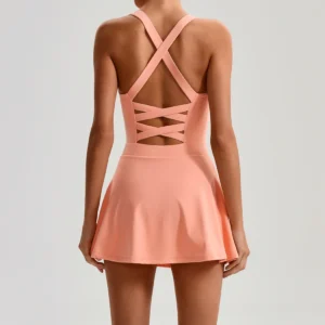 Spark Clothing Yoga Fitness Wear Manufacturer Skirted Shorts Gym Sexy Tennis Skirts