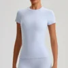 Sportswear Articles Short Sleeve Yoga Top Women's Activewear Wholesale Unique Sportswear Activewear Manufacturer Sportswear Articles Short Sleeve Yoga Top Women's Activewear Wholesale Unique Sportswear Activewear Manufacturer