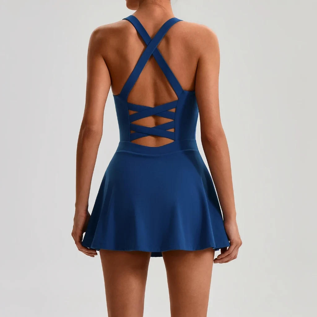 Spark Clothing Yoga Fitness Wear Manufacturer Skirted Shorts Gym Sexy Tennis Skirts