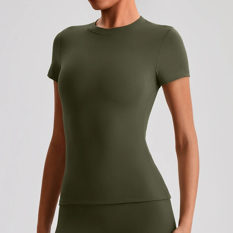 Sportswear Articles Short Sleeve Yoga Top Women's Activewear Wholesale Unique Sportswear Activewear Manufacturer