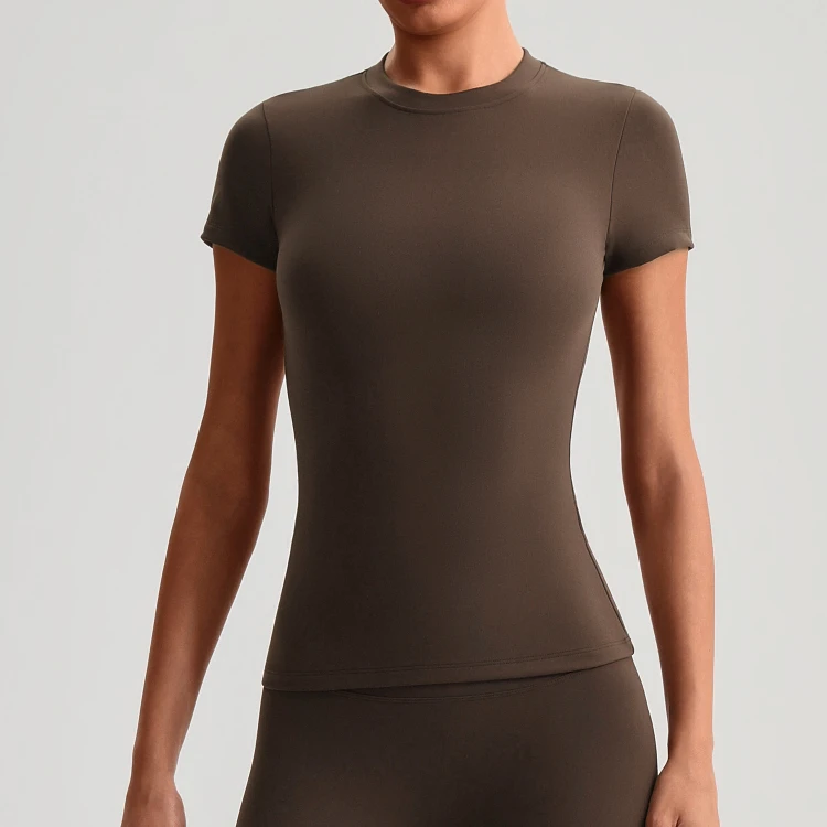 Sportswear Articles Short Sleeve Yoga Top Women's Activewear Wholesale Unique Sportswear Activewear Manufacturer