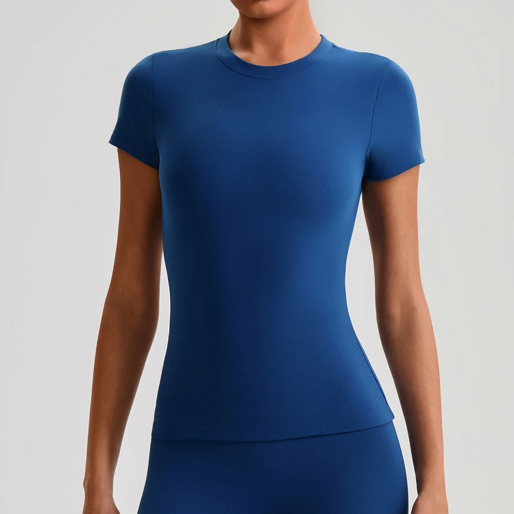 Sportswear Articles Short Sleeve Yoga Top Women's Activewear Wholesale Unique Sportswear Activewear Manufacturer