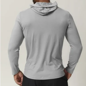 Mens Cropped Hoodie Blanks Gym Tops Men Pullover Hoodies Athleisure Manufacturers Custom Gym Wear