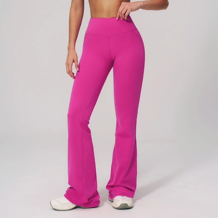 Sportswear Manufacturer Yoga Pants VS Flared Leggings Athletic Apparel Manufacturers China