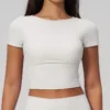 Gym Clothes Bulk Chinese Sportswear Brands Short Sleeve Yoga Top Private Label Fitness Clothing Manufacturers Gym Clothes Bulk Chinese Sportswear Brands Short Sleeve Yoga Top Private Label Fitness Clothing Manufacturers