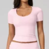 Chinese Sportswear Brands Fitness Clothing Manufacturers Yoga Short Sleeve Tops Chinese Sportswear Brands Fitness Clothing Manufacturers Yoga Short Sleeve Tops