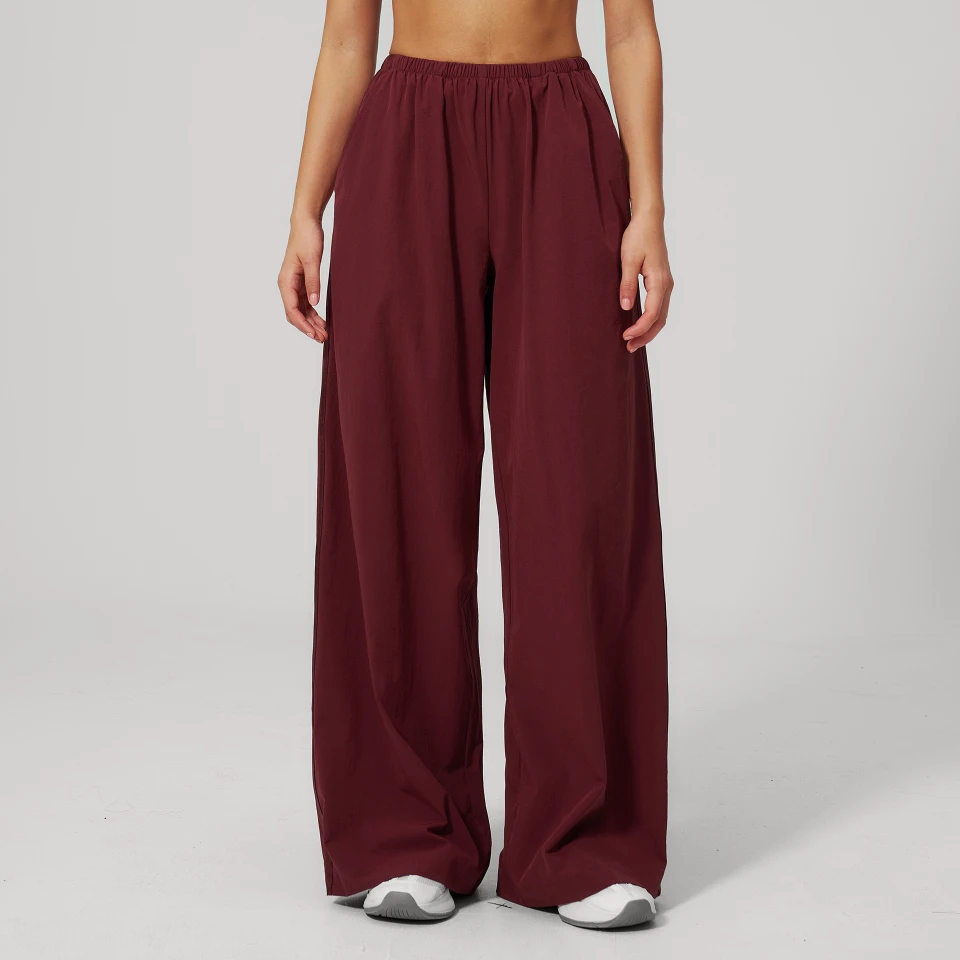 Activewear Joggers Wide Leg Elastic Waist Loose Sweatpant China Activewear Manufacturer Unique Sportswear