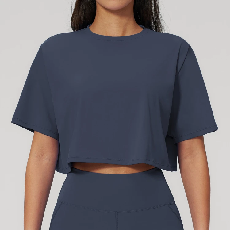 Women Short Sleeve For Tops Yoga Women's Activewear Wholesale Activewear Manufacturer