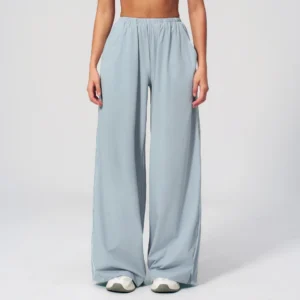 Activewear Joggers Wide Leg Elastic Waist Loose Sweatpant China Activewear Manufacturer Unique Sportswear