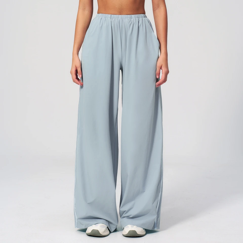 Activewear Joggers Wide Leg Elastic Waist Loose Sweatpant China Activewear Manufacturer Unique Sportswear