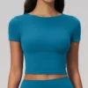 Gym Clothes Bulk Chinese Sportswear Brands Short Sleeve Yoga Top Private Label Fitness Clothing Manufacturers Gym Clothes Bulk Chinese Sportswear Brands Short Sleeve Yoga Top Private Label Fitness Clothing Manufacturers
