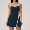Custom Fitness Apparel Womens Tennis Dress with Built in Shorts Golf Dress Jumpsuit Workout Clothes Custom Fitness Apparel Womens Tennis Dress with Built in Shorts Golf Dress Jumpsuit Workout Clothes
