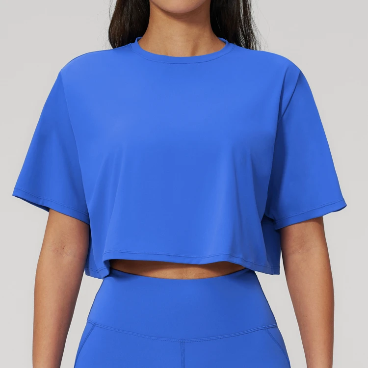 Women Short Sleeve For Tops Yoga Women's Activewear Wholesale Activewear Manufacturer