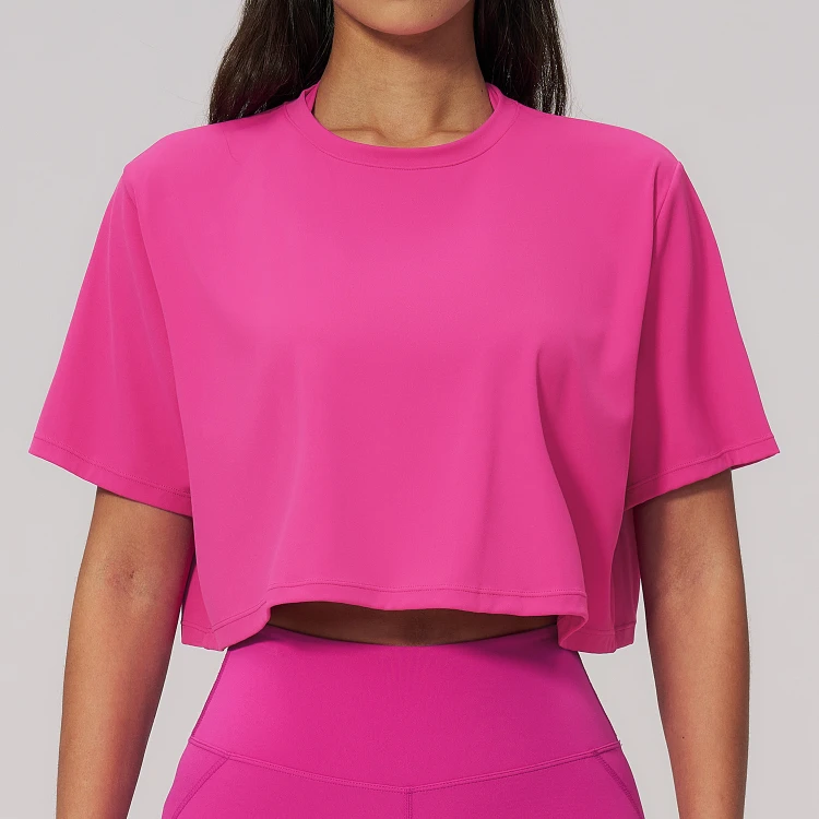 Women Short Sleeve For Tops Yoga Women's Activewear Wholesale Activewear Manufacturer