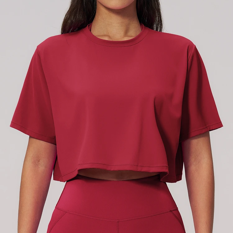 Women Short Sleeve For Tops Yoga Women's Activewear Wholesale Activewear Manufacturer