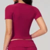 Chinese Sportswear Brands Fitness Clothing Manufacturers Yoga Short Sleeve Tops Chinese Sportswear Brands Fitness Clothing Manufacturers Yoga Short Sleeve Tops