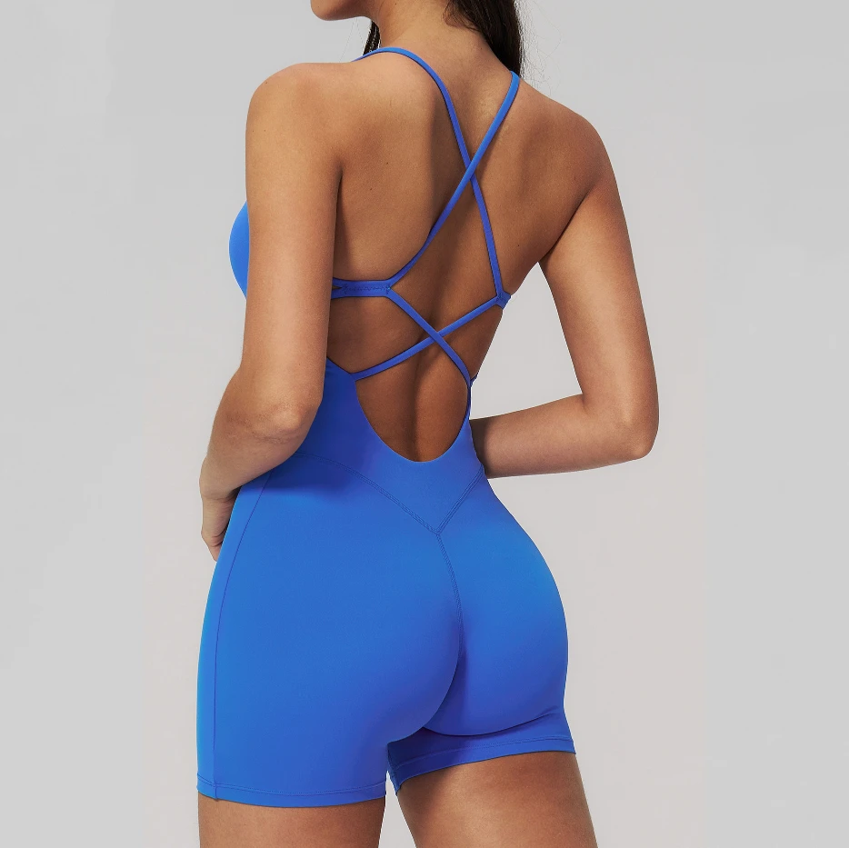 One Piece Jumpsuit Near Me Custom Jumpsuits Yoga Jumpsuit Short High Quality Wholesale Activewear