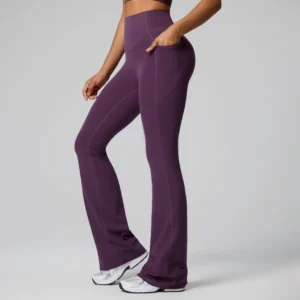 Yoga Pants VS Flared Leggings Private Label Athletic Wear Fitness Apparel Manufacturer