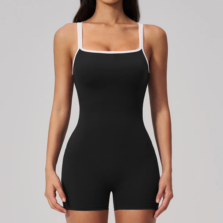Custom Jumpsuits Minimalist Activewear Workout One Piece Athletic Apparel Manufacturers China