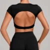 Spark Athletic Women Short Sleeve For Tops Yoga Activewear Manufacturer Spark Athletic Women Short Sleeve For Tops Yoga Activewear Manufacturer