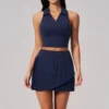 Custom Tennis Skirts Set Spark Brand Private Label Fitness Apparel Manufacturers Custom Tennis Skirts Set Spark Brand Private Label Fitness Apparel Manufacturers