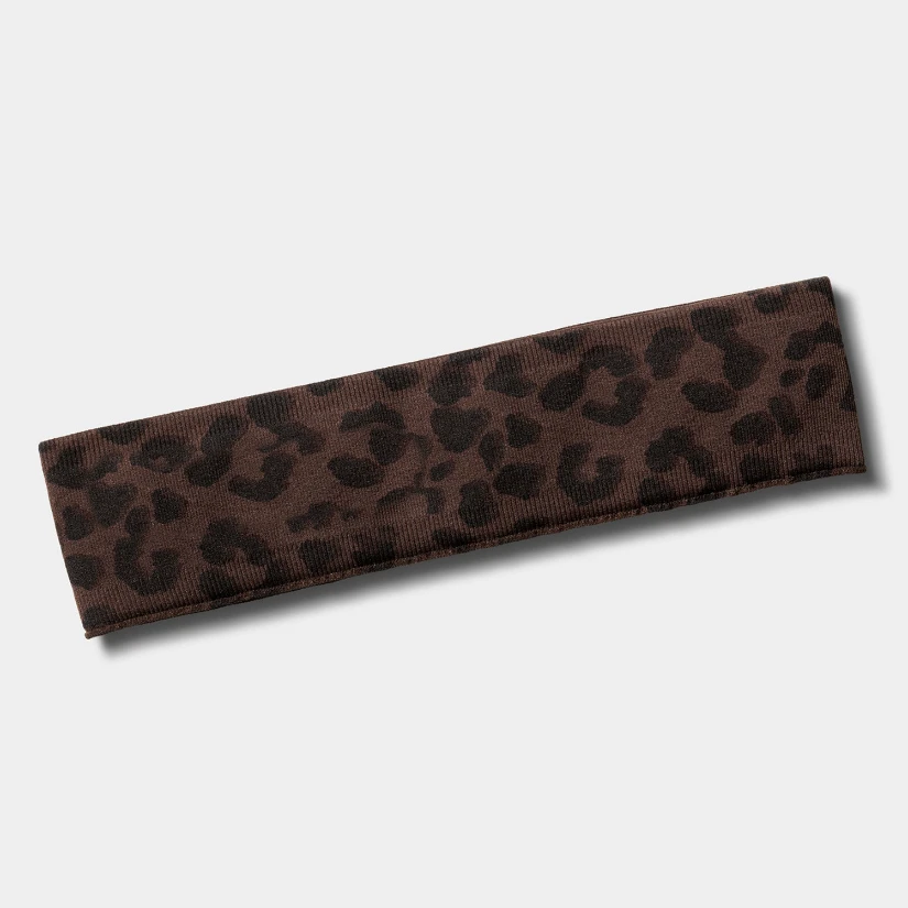 Seamless Leopard-print Yoga Fitness Headband High Quality Sportswear Bulk Sports Gear Suppliers