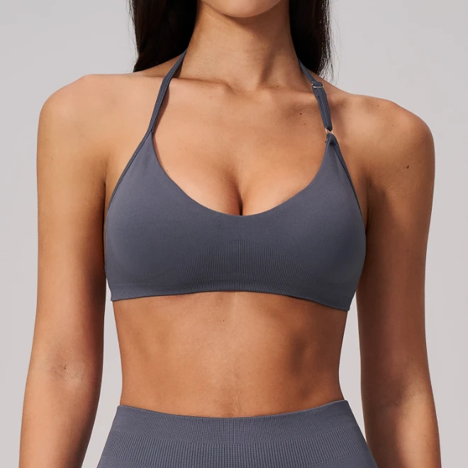 Seamless Athletic Wear Sports Bra Outfits Unbranded Gym Clothing Wholesale Sports Bra VS Regular Bra