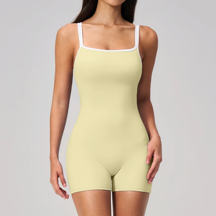 Custom Jumpsuits Minimalist Activewear Workout One Piece Athletic Apparel Manufacturers China