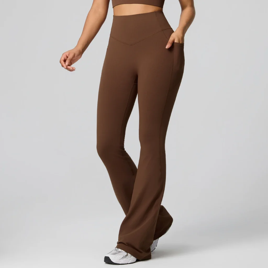 Yoga Pants VS Flared Leggings Private Label Athletic Wear Fitness Apparel Manufacturer