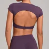 Spark Athletic Women Short Sleeve For Tops Yoga Activewear Manufacturer Spark Athletic Women Short Sleeve For Tops Yoga Activewear Manufacturer
