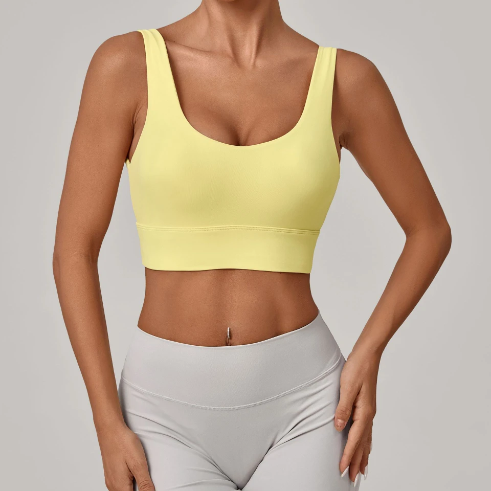 100% Comfortable Do Sports Bras Have Padding Bra Material Custom Sports Bra Wholesale Supplier