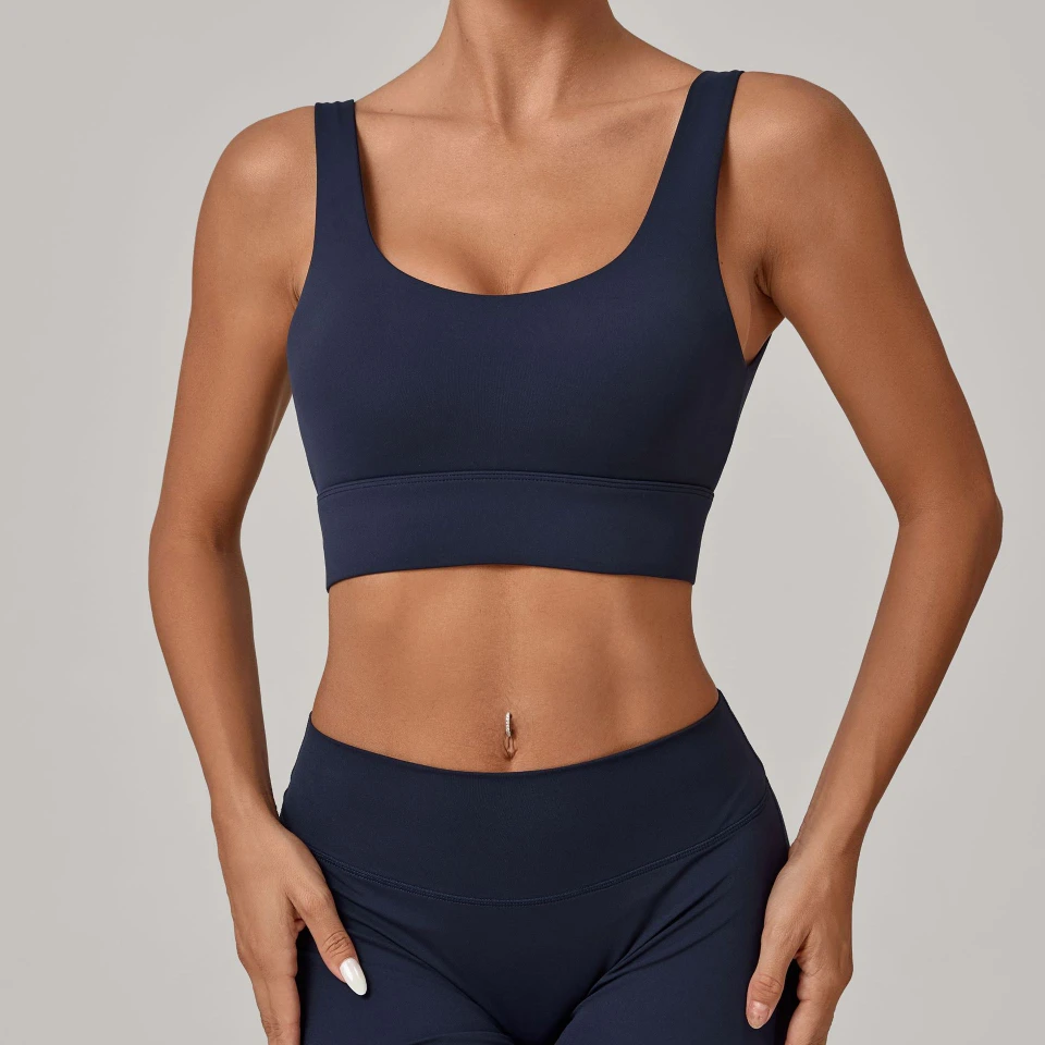 100% Comfortable Do Sports Bras Have Padding Bra Material Custom Sports Bra Wholesale Supplier