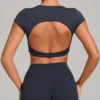 Spark Athletic Women Short Sleeve For Tops Yoga Activewear Manufacturer Spark Athletic Women Short Sleeve For Tops Yoga Activewear Manufacturer