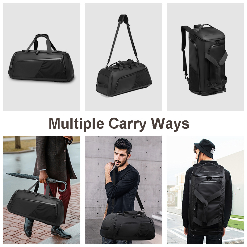 Spark Sporting Men's Dry-Wet Separation Large Capacity Gym Travel Duffel Bag