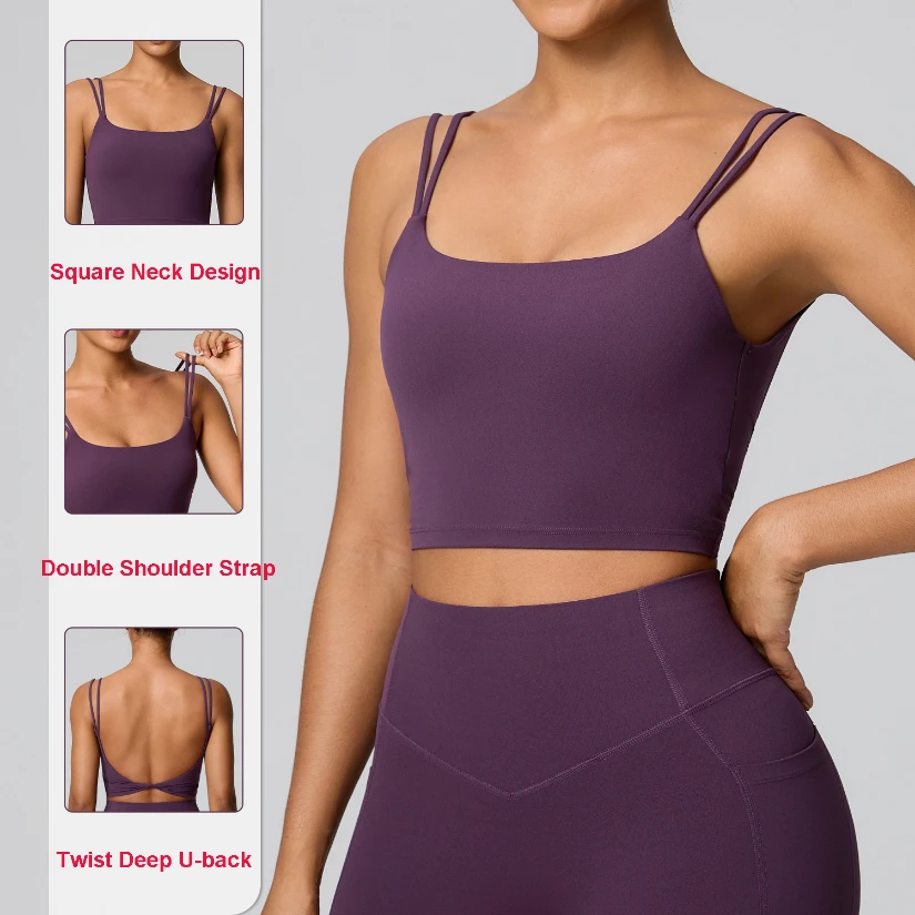 Bulk Sports Bras Sportswear Private Label Sports Bra Material Fitness Clothing Manufacturer
